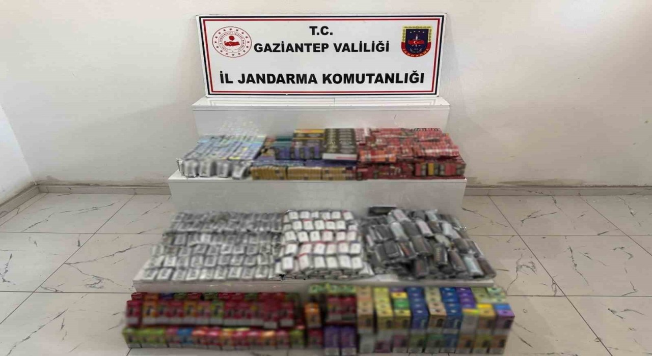 Gaziantepte 2 milyon TL değerinde kaçak elektronik sigara ele geçirildi