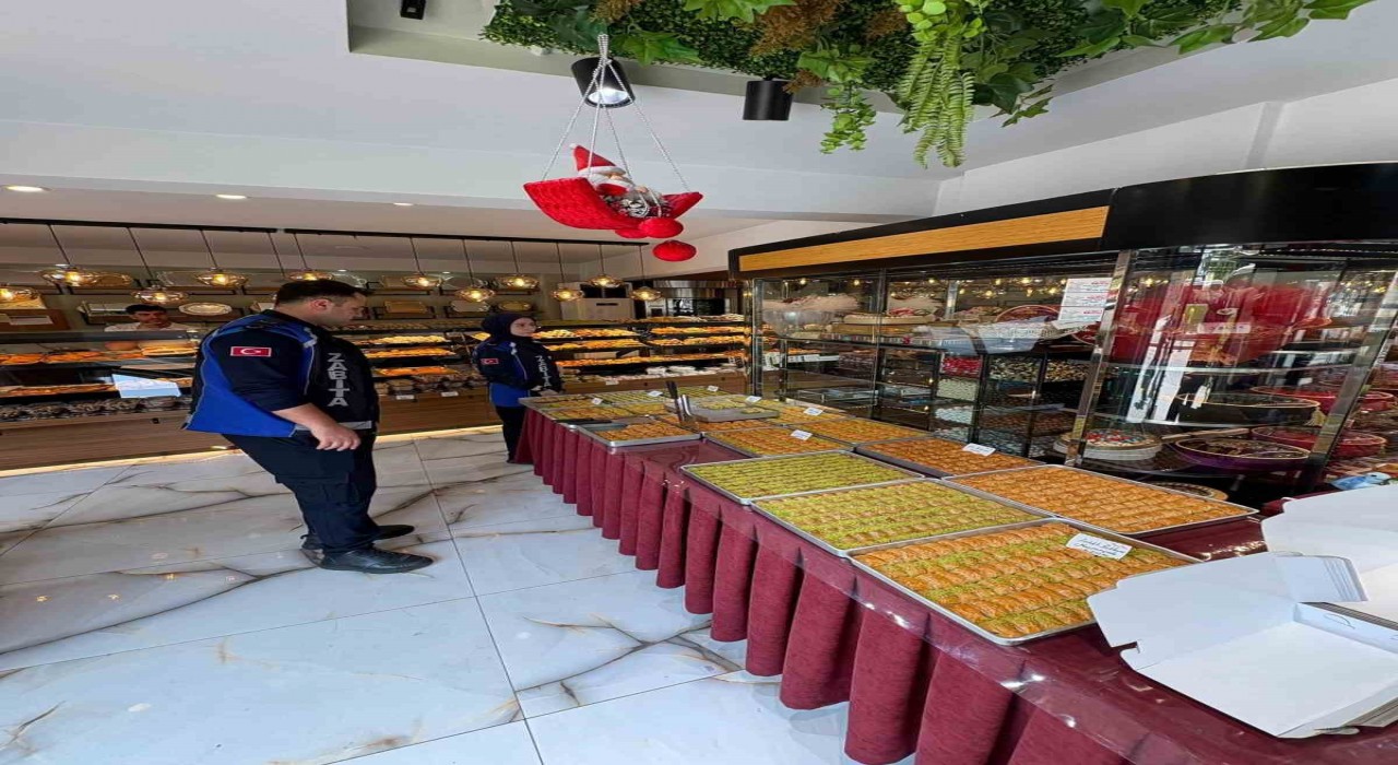 Gebzede zabıtadan bayram denetimi