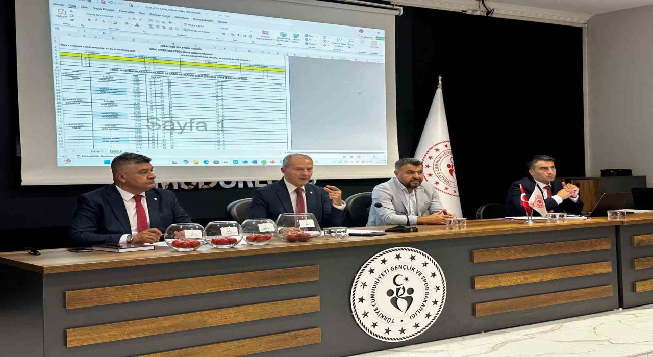 Genç Erkekler Türkiye Şampiyonası Finalleri teknik toplantısı yapıldı