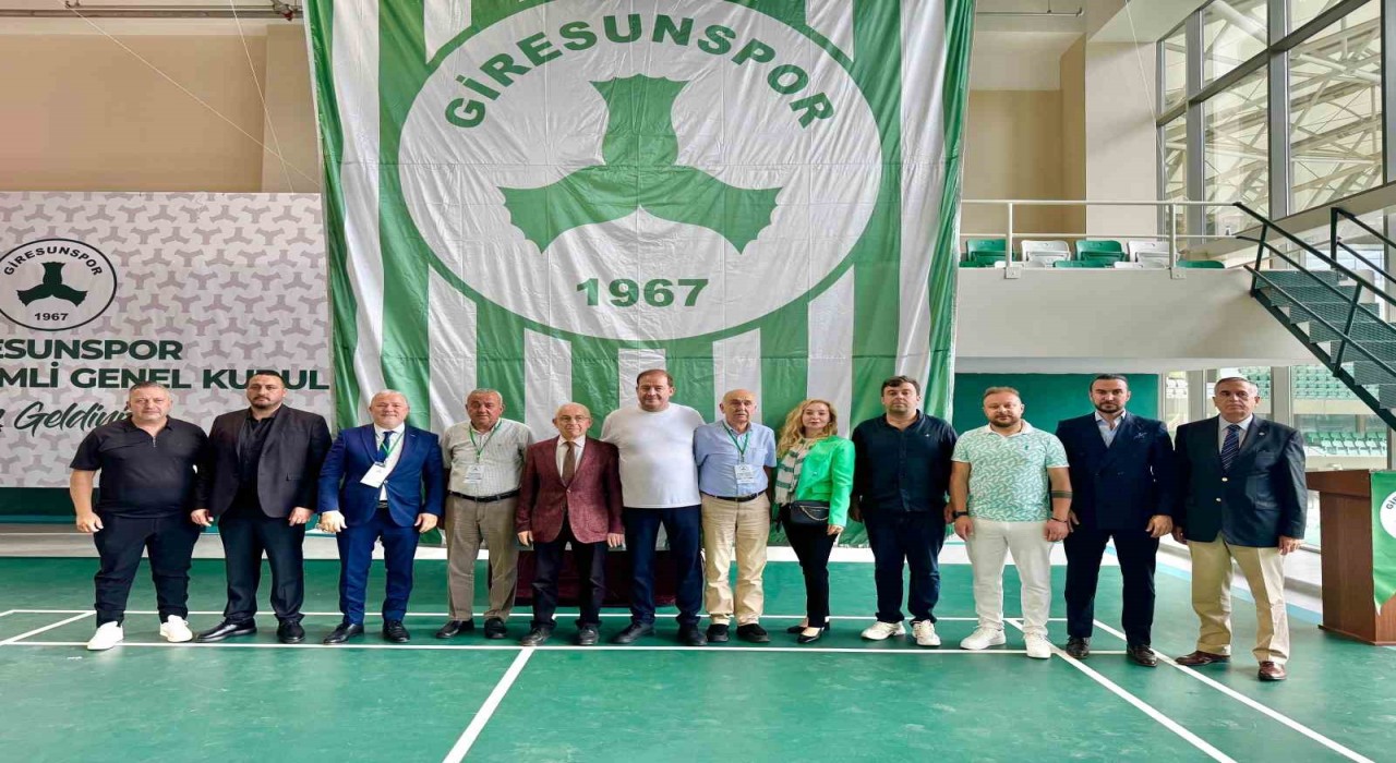 Giresunsporda Başkan Emin Eltuğral, güven tazeledi