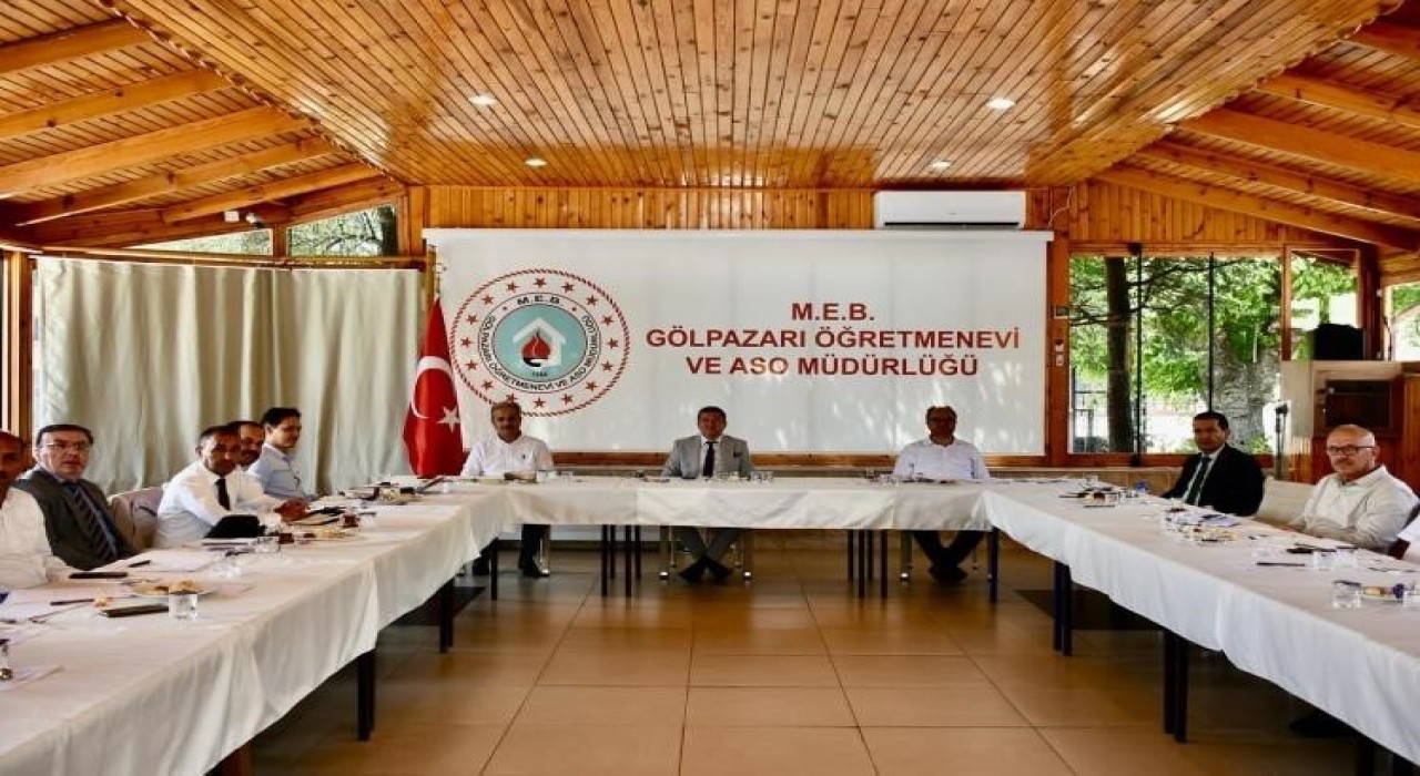 Gölpazarı İlçe Müdürleri Değerlendirme Toplantısına ev sahipliği yaptı