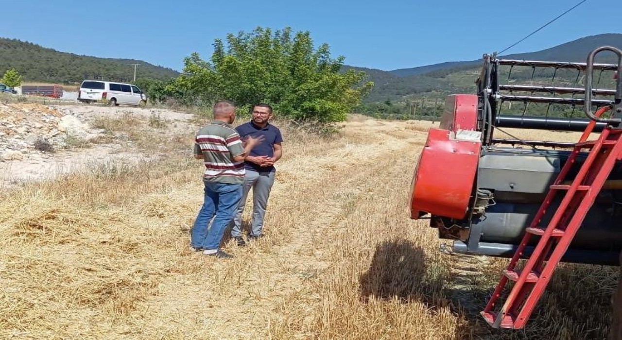 Gölpazarında hasat ve biçerdöver denetimleri sürüyor