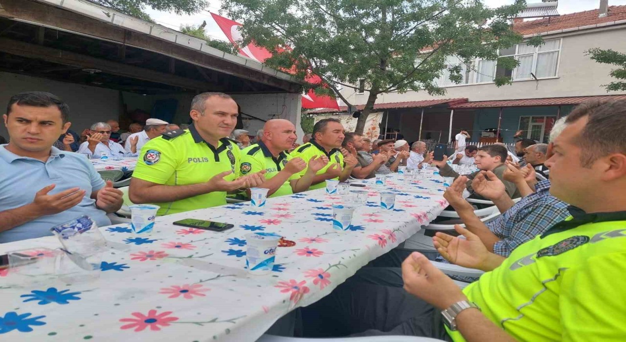 Görevi başında hayatını haybeden polis memuru için mevlit okutuldu