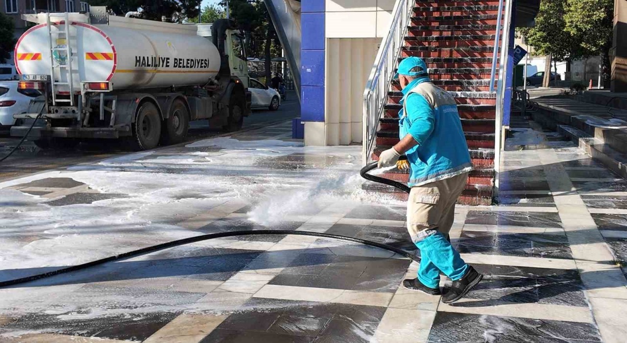 Haliliye Belediyesinden kapsamlı temizlik seferberliği