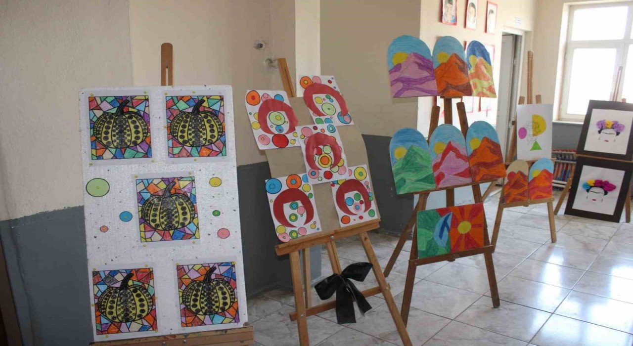 Hamurda Köy Okulunda sanat rüzgârı esti