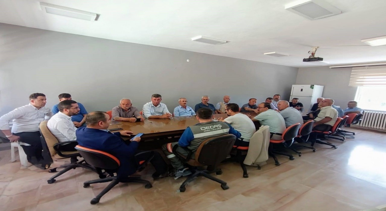 Hasat öncesi üreticilere bilgilendirme toplantısı