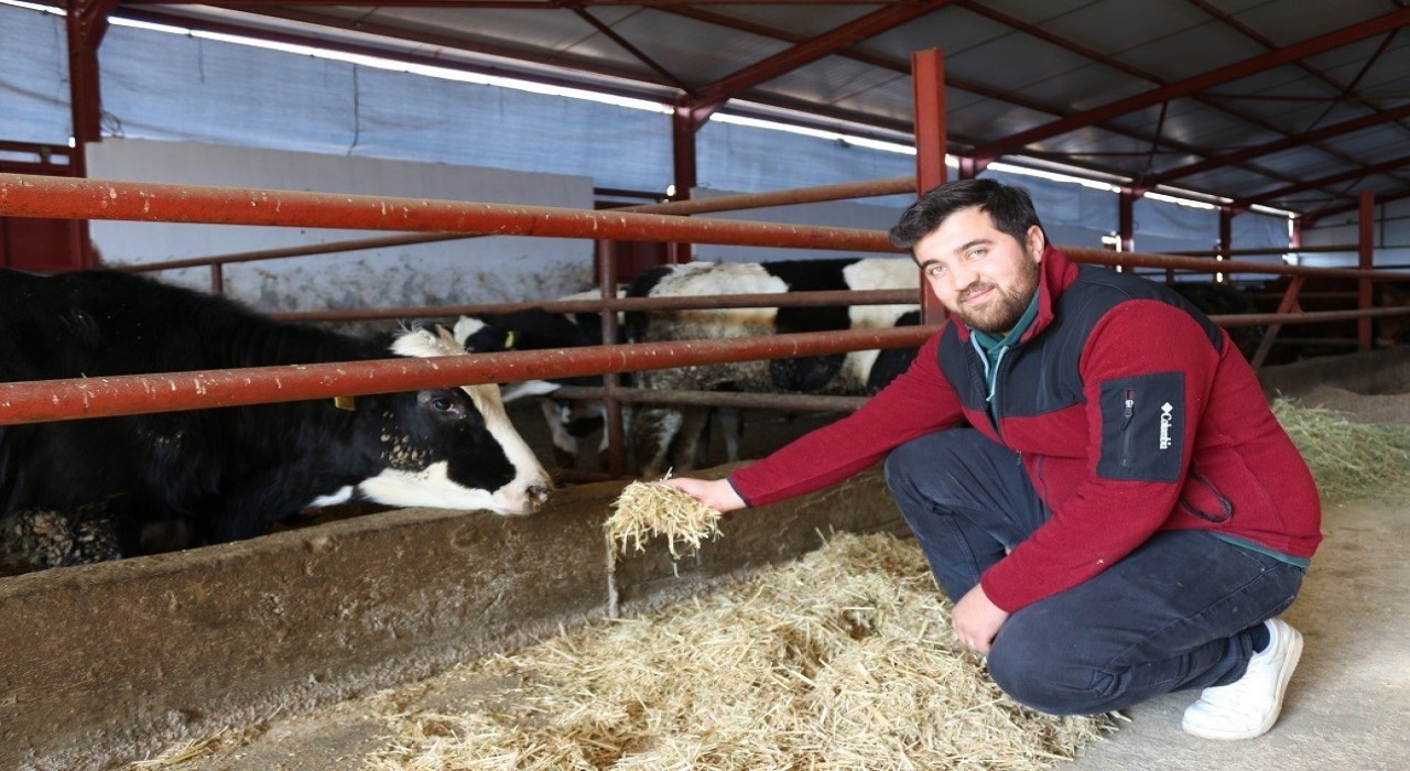 Hayalindeki çiftliği devlet desteğiyle kurdu