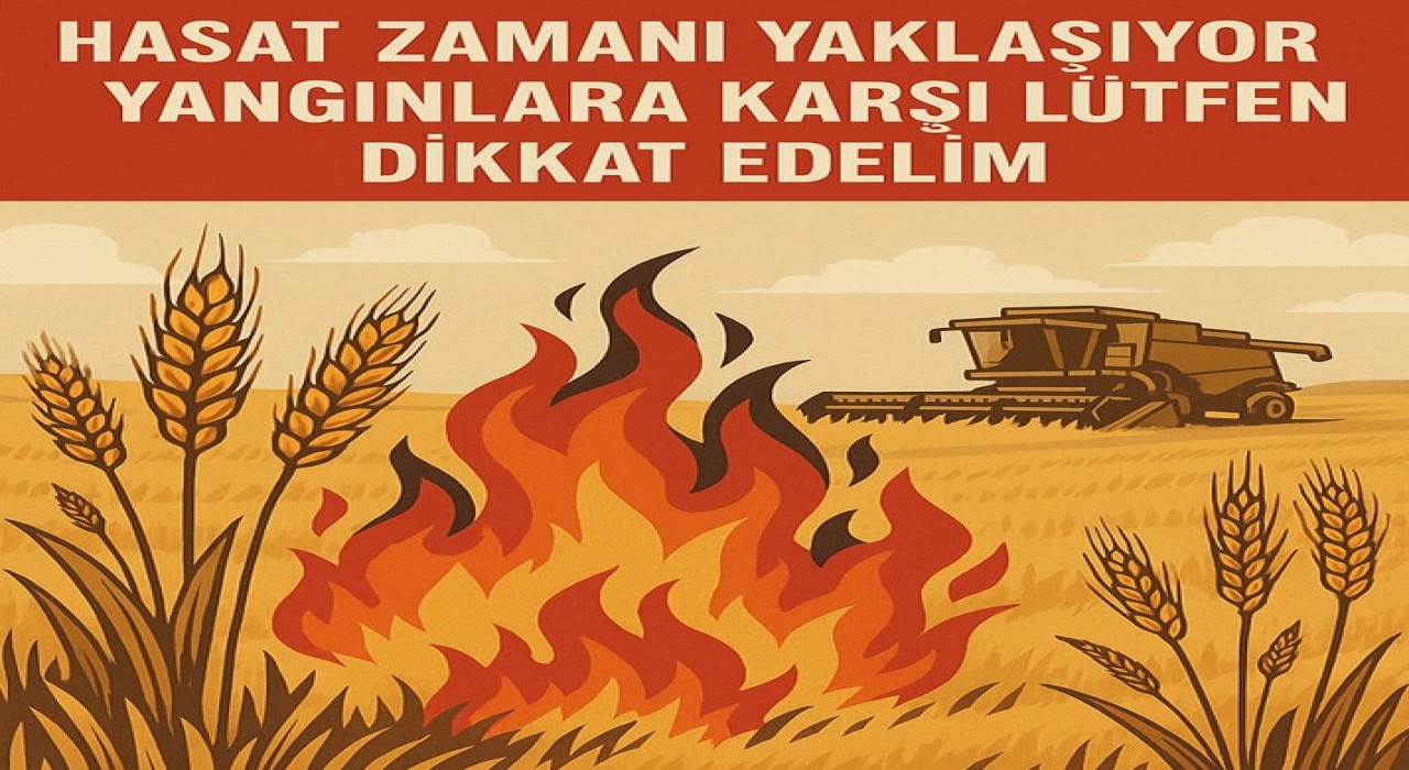 Hayrabolu İlçe Tarım ve Orman Müdürlüğü uyardı: Anız yakmayalım, sigara izmariti atmayalım, tedbiri elden bırakmayalım