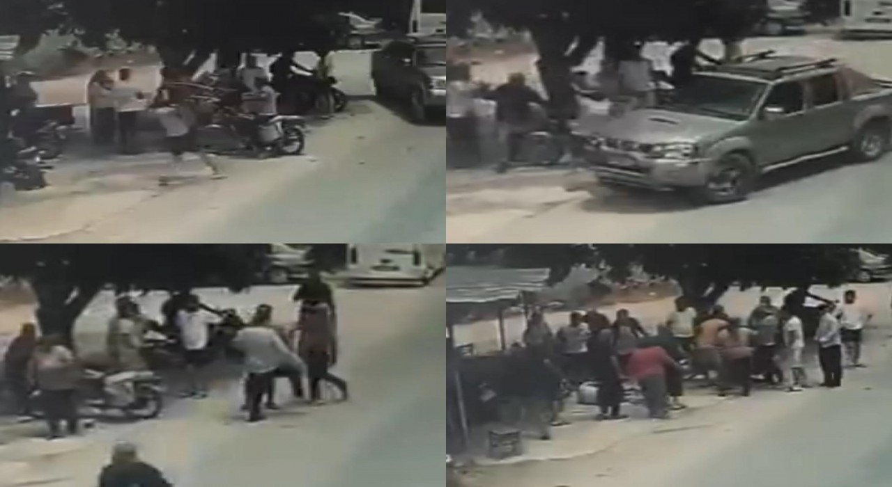 İki farklı olayda araçla insanlara çarptılar: O anlar kamerada