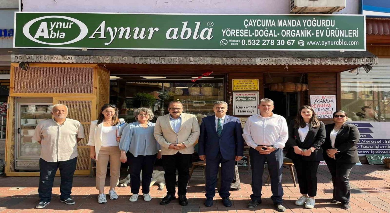 İnceciköze manda yoğurdu ikram ettiler