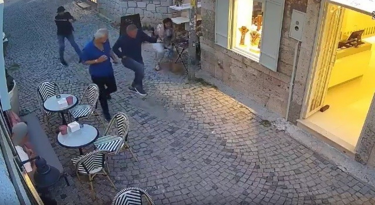 İş adamı Fatih File silahlı saldırı kamerada