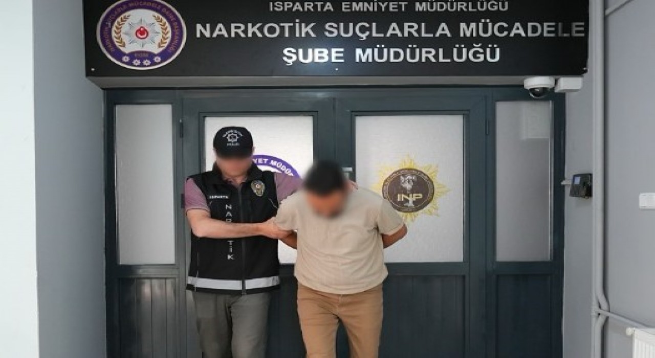 Ispartada uyuşturucu operasyonunda 1 kişi tutuklandı