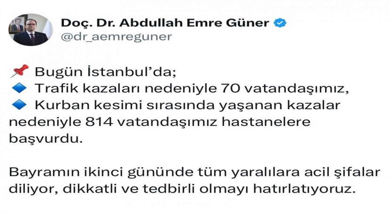 İstanbulda bayramın ikinci günü bilançosu