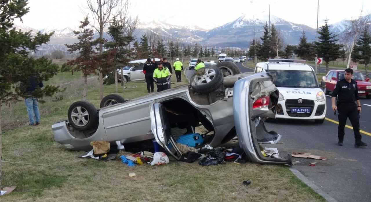 İşte Erzurum kent merkezinde  5  aylık trafik kazası bilançosu