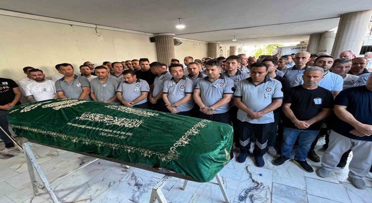 İZBANda saldırıya uğrayan güvenlik görevlisine acı veda