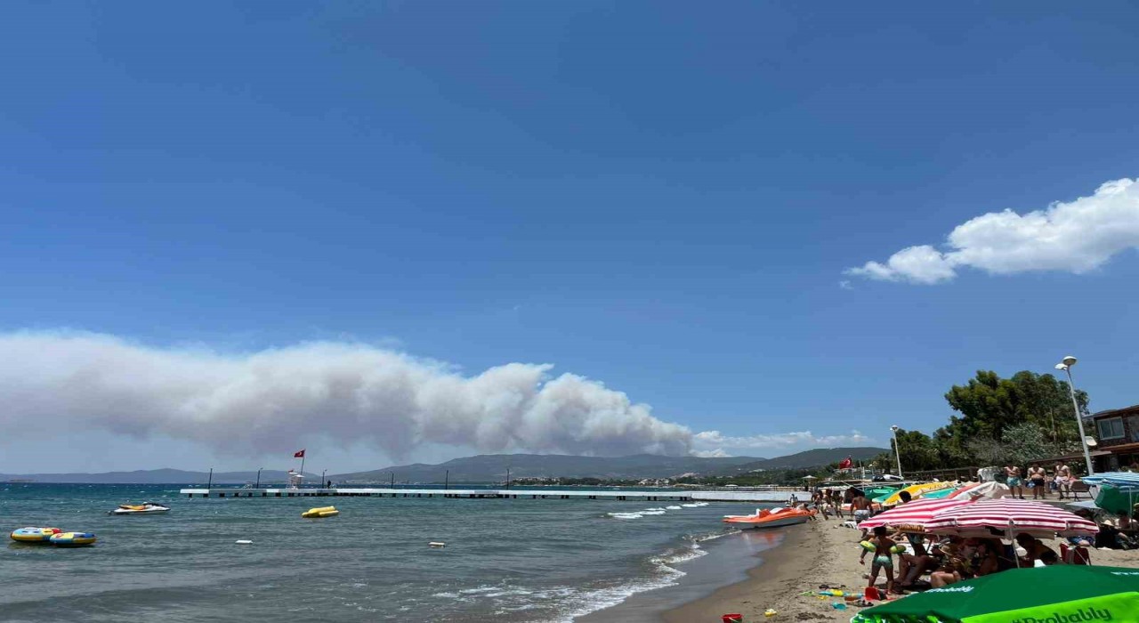 İzmir Mendereste orman yangını