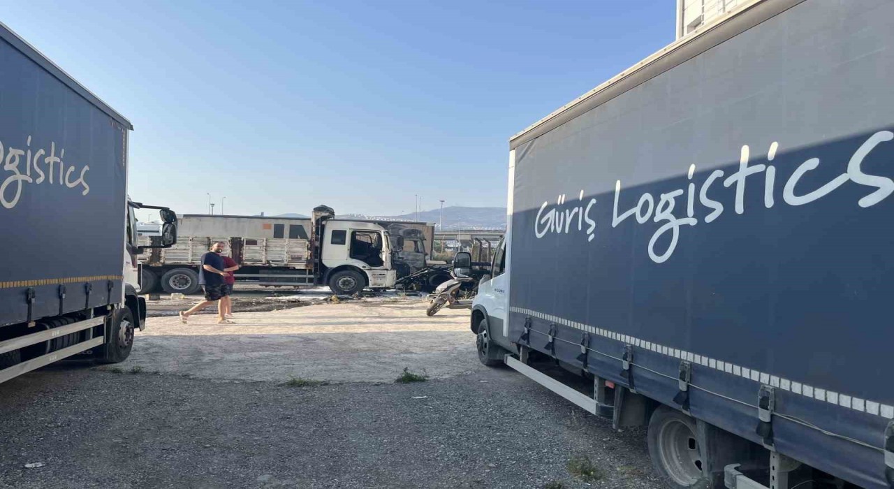 İzmirde boş arazide çıkan yangın mahalleye sıçradı