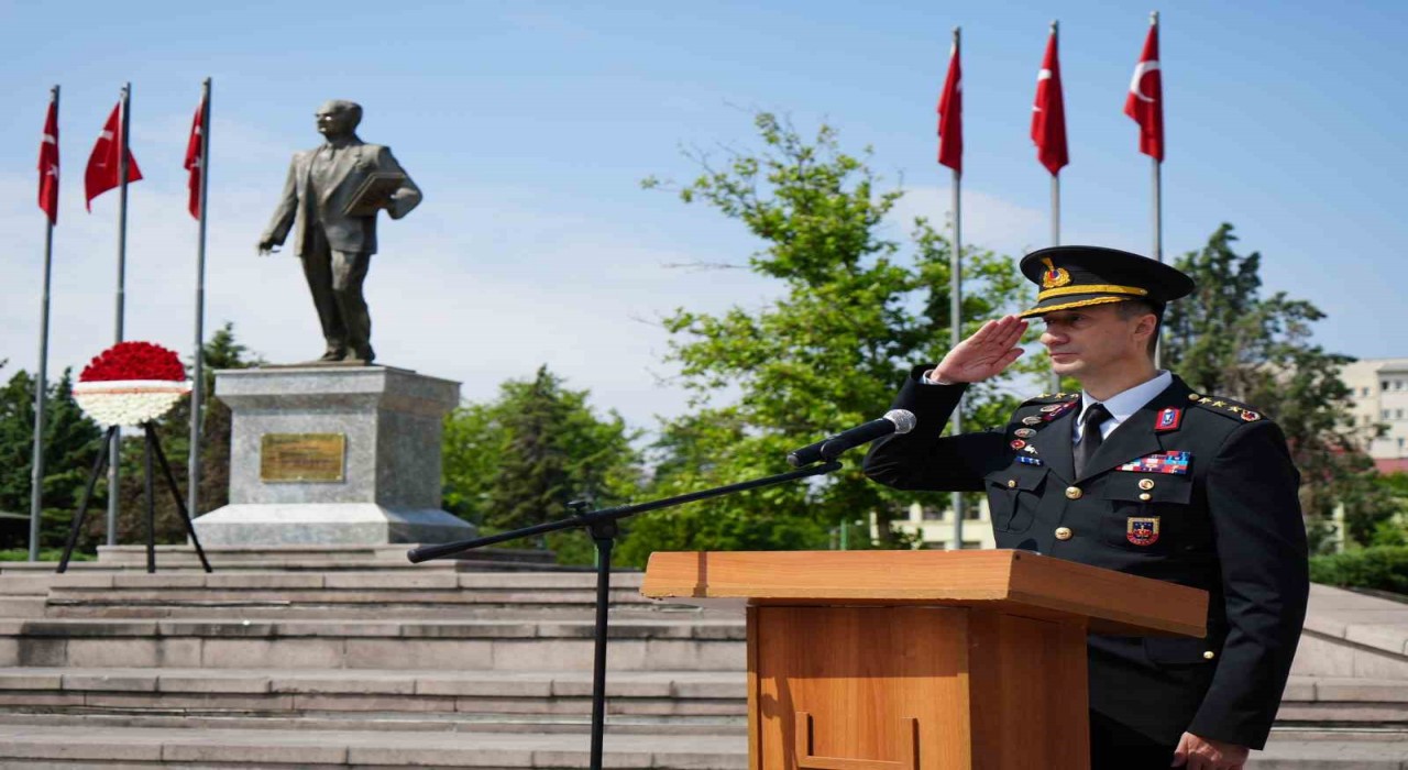 Jandarma Teşkilatının 186. kuruluş yıl dönümü Kırıkkalede törenle kutlandı
