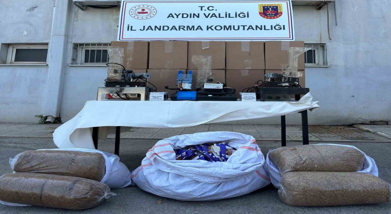 Jandarmadan ‘kaçak sigara baskını