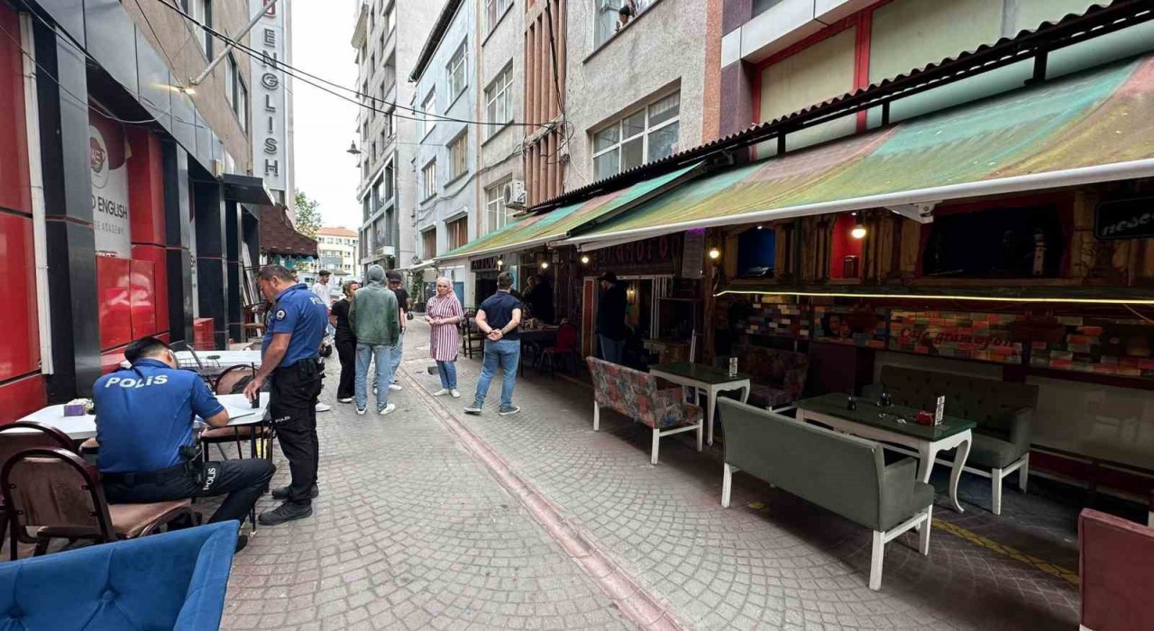 Kafede yangın paniği