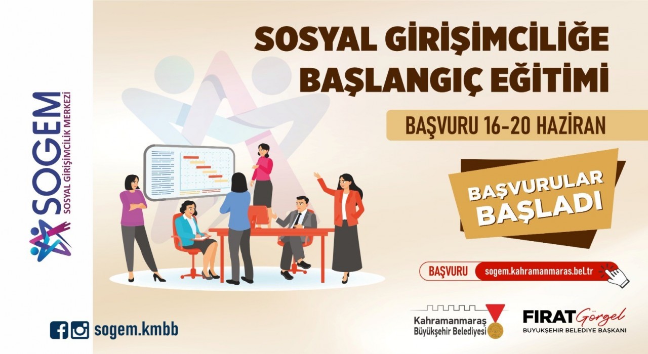 Kahramanmaraşta Sosyal Girişimciliğe Başlangıç Eğitimi