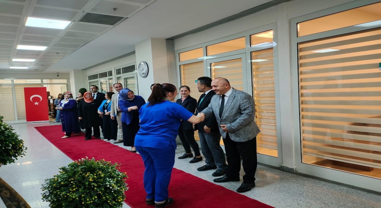 Karabük Eğitim ve Araştırma Hastanesinde bayramlaşma programı yapıldı