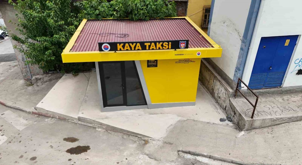Karabükte taksi durakları yenileniyor