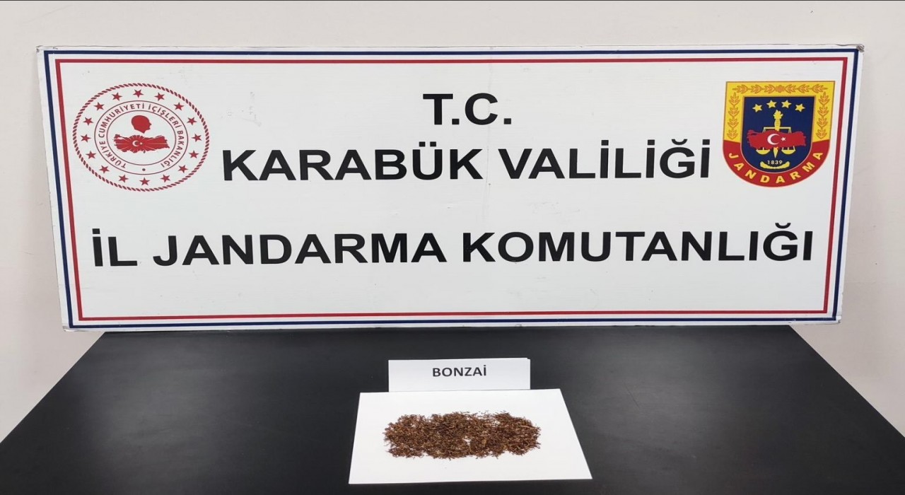 Karabükte uyuşturucu operasyonu: 1 gözaltı