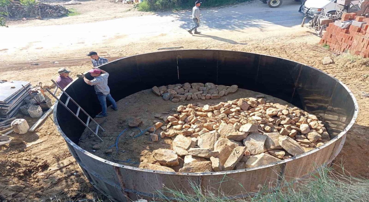 Karacaali Mahallesine yangın ve su ihtiyacı için 100 tonluk depo