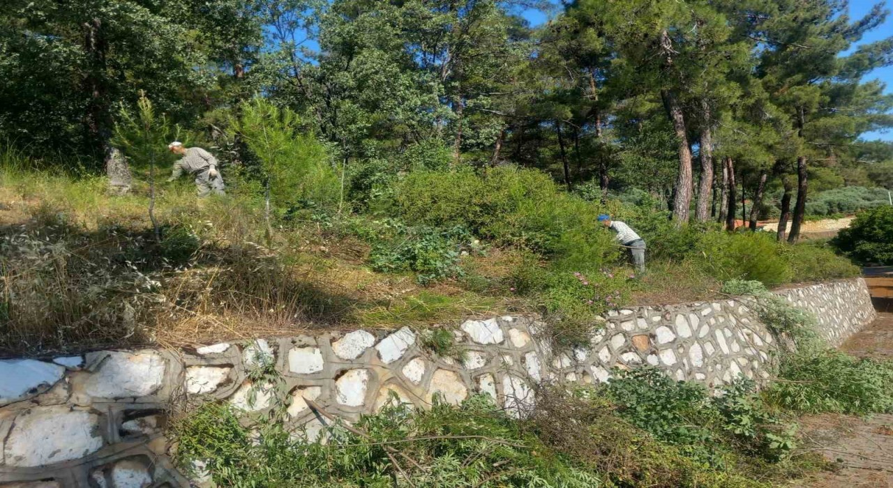 Karacasu Belediyesinden Dedebağda temizlik çalışması