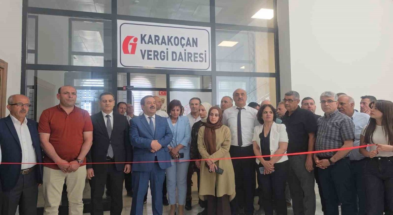 Karakoçanda Vergi Dairesi açılışı yapıldı