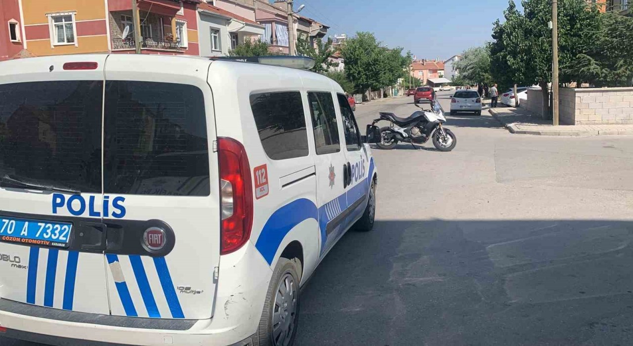 Karamanda bir kişi YKS sınavına giderken kazada yaralandı