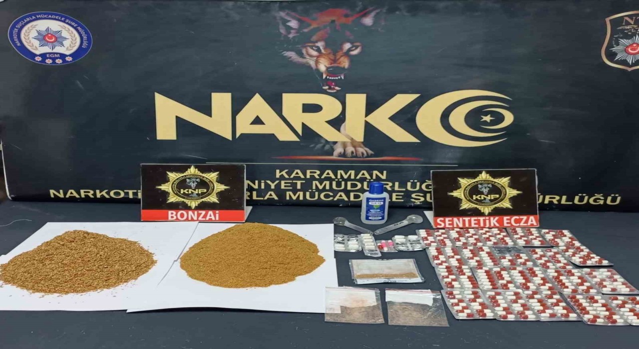 Karamanda emniyet uyuşturucuya geçit vermiyor