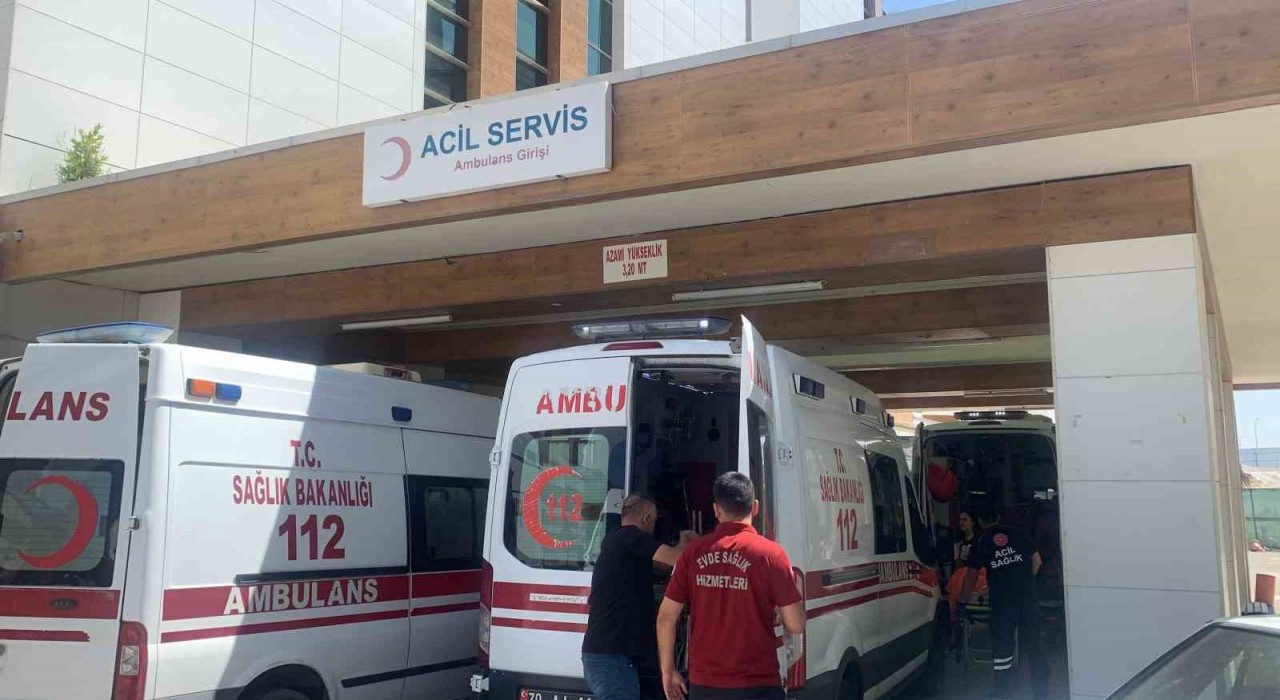 Karamanda silahlı kavga: 2 yaralı
