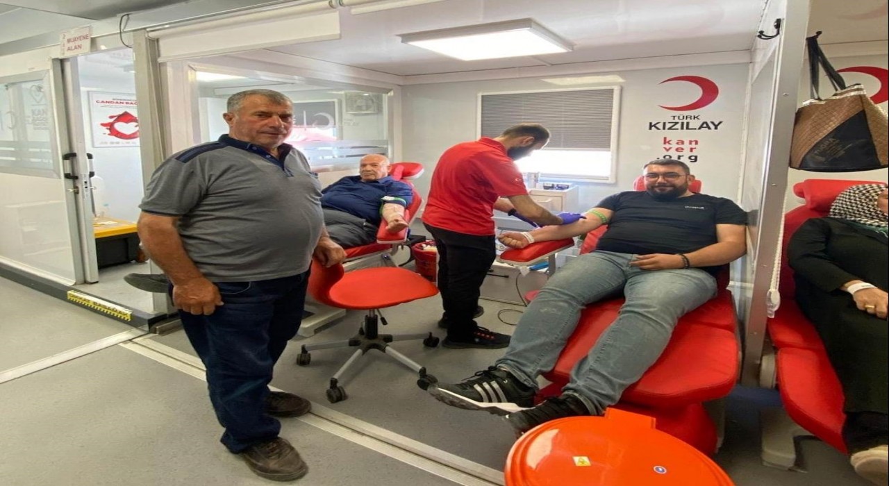 Karapınarda kan bağışı kampanyası