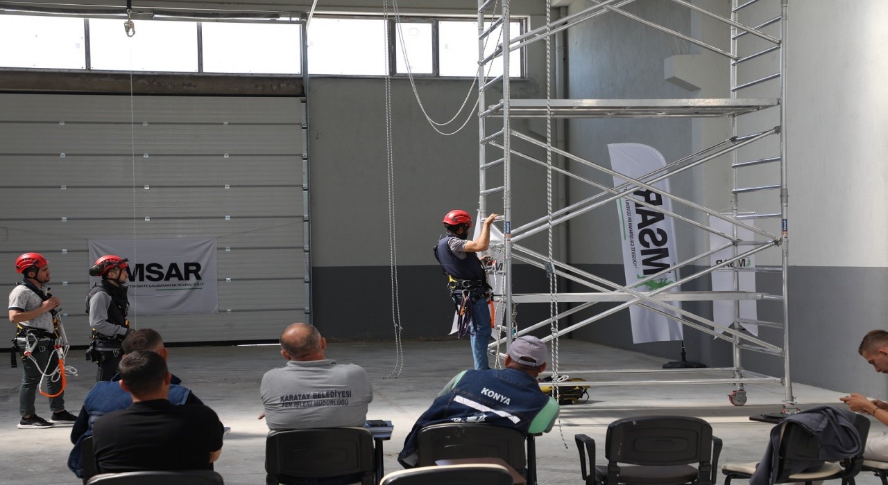 Karatayda personel eğitimleri hız kesmeden sürüyor