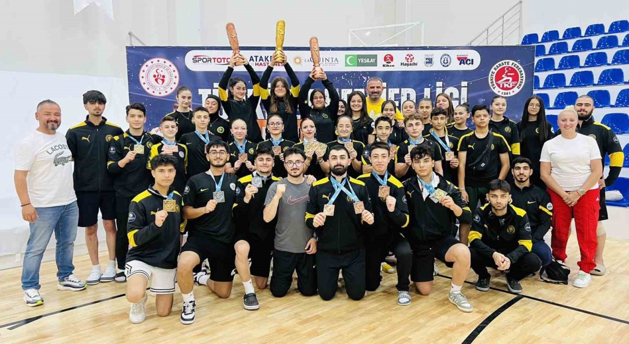 Karate Türkiye Premier Liginin ikinci etabı Zonguldakta gerçekleştirildi