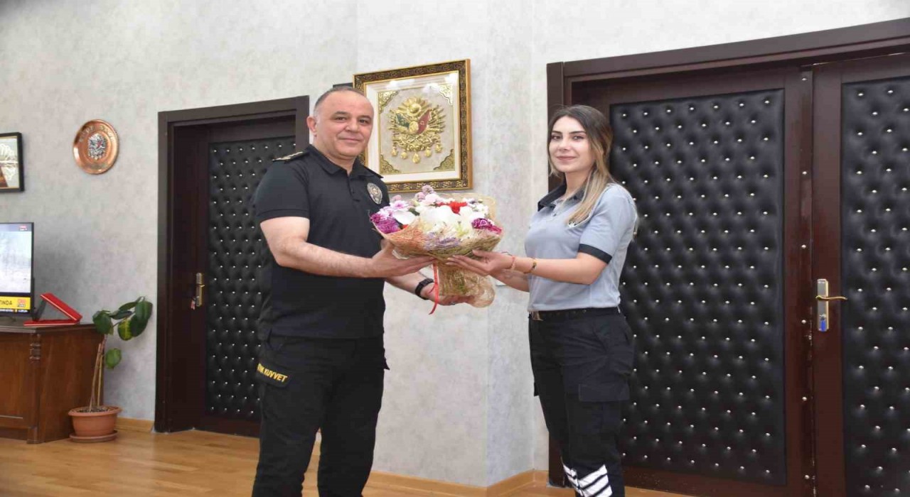 Kars Emniyet Müdürü Saka, özel güvenlik görevlilerini makamında ağırladı