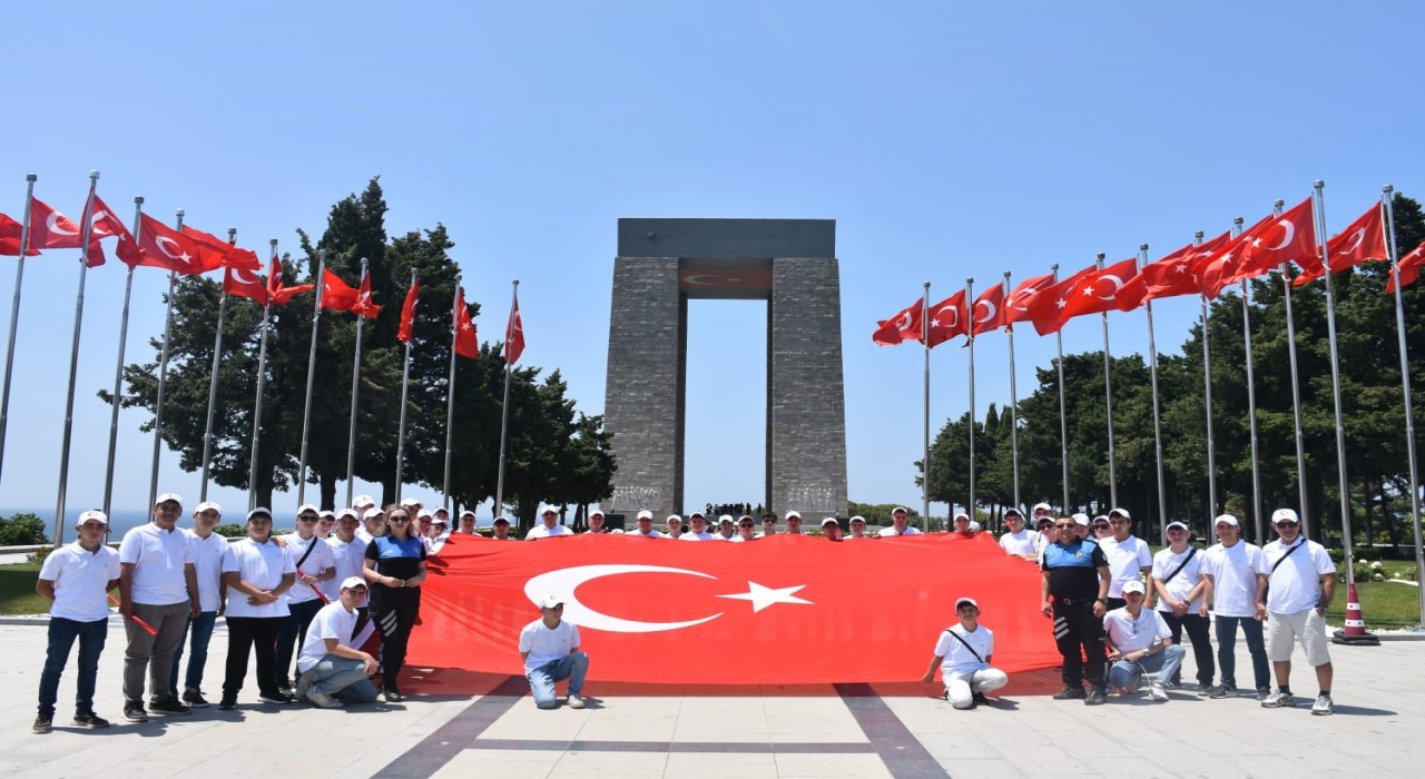 Kastamonuda liseli öğrenciler, Çanakkale Şehitliğini gezdi