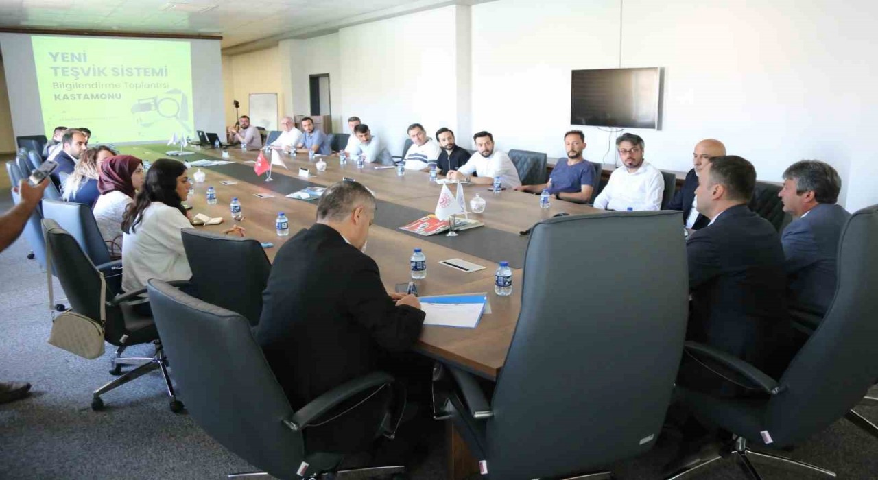 Kastamonuda yatırımcılara, Yeni Teşvik Sistemi anlatıldı