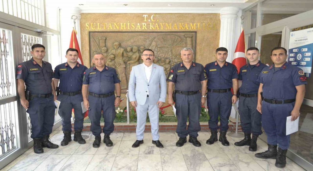 Kaymakam Ateşten jandarma personeline hizmet teşekkürü