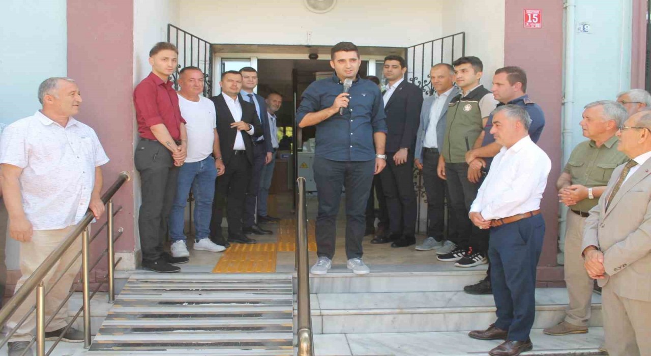 Kaymakam Emre Yeşil Manyasa veda etti