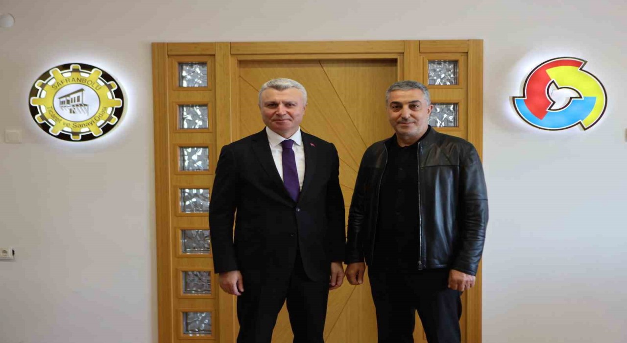 Kaymakam Yazıcıdan Safranbolu TSOya veda ziyareti