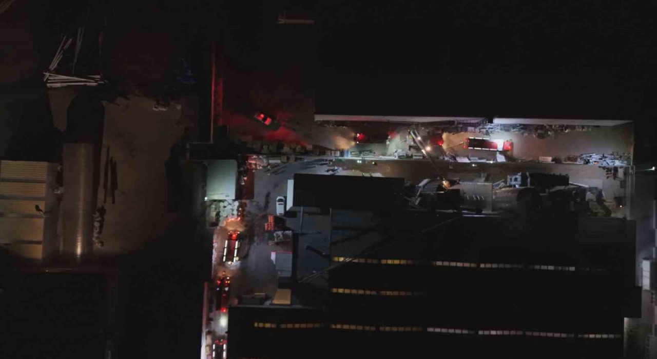 Kayseride ahşap fabrikasında korkutan yangın