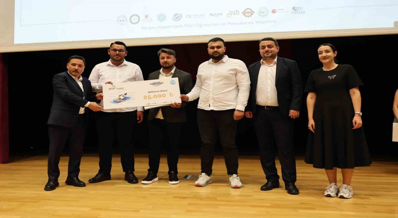 KAYÜ ‘StartUpMYO Girişimcilik Yarışmasında ödüller sahiplerini buldu