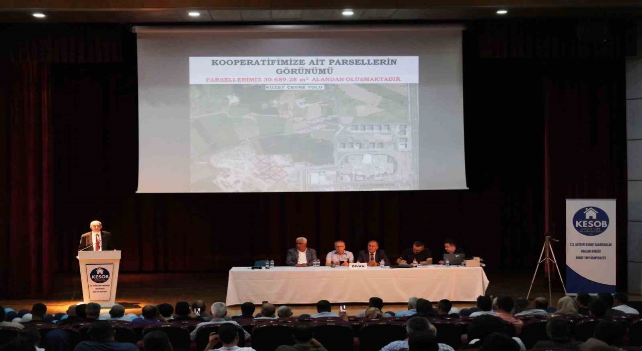 KESOBun konut projesi için kurduğu kooperatifin genel kurulu yapıldı