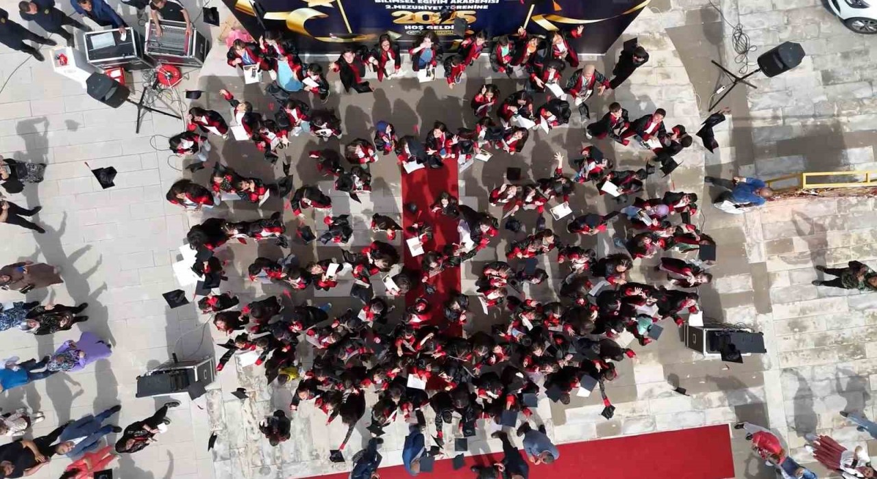 Kırıkkalede bilim ve çevre temalı mezuniyet coşkusu