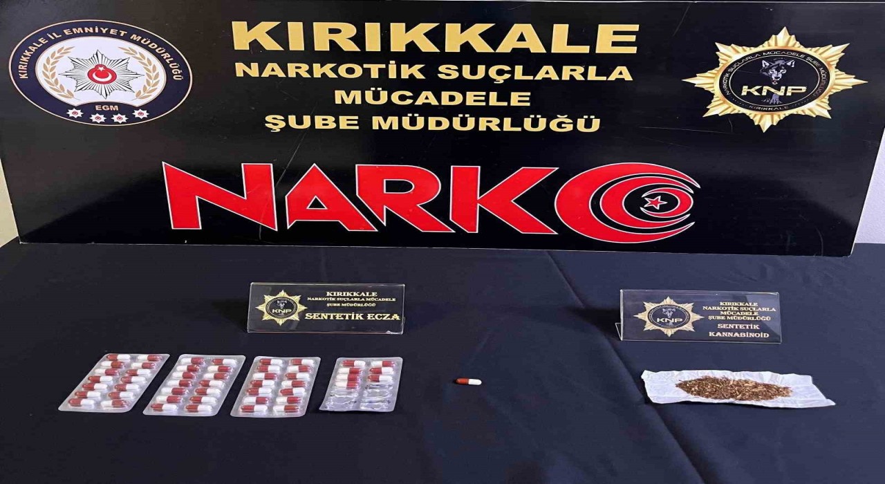 Kırıkkalede bir haftada uyuşturucudan 3 şüpheli tutuklandı
