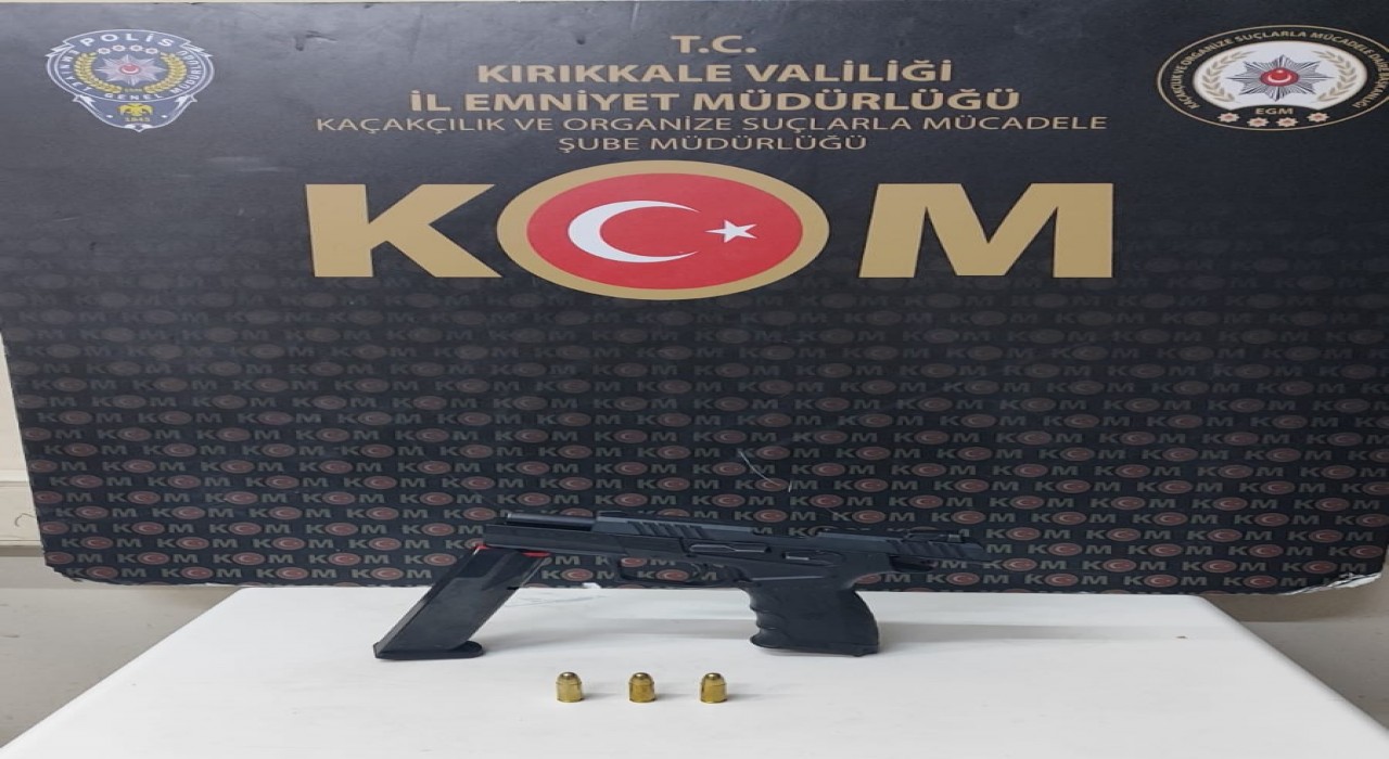 Kırıkkalede ruhsatsız silah operasyonu