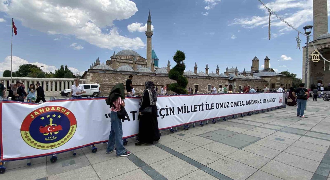 Konyada Jandarma Teşkilatının 186. kuruluş yıl dönümü etkinlikleri